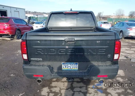 2025 Honda Ridgeline Black Edition from USA, damaged, VIN 5FPYK3F82SB007717